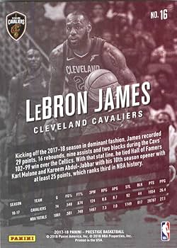 その他 2016-17 Prestige LeBron James /5 BGS 9.5 その他 2016-17 Prestige LeBron James /5 BGS 9.5 2016-17